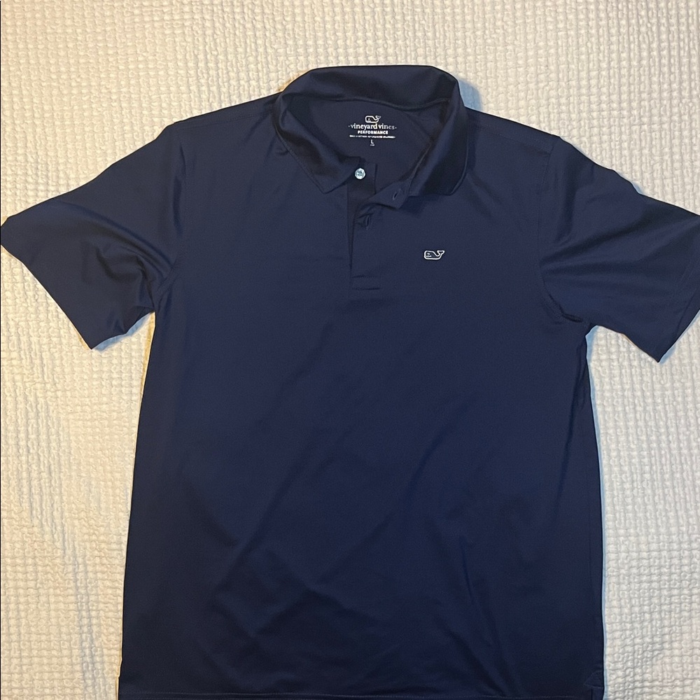 Vineyard Vines Kids Classic Blue Polo